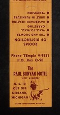 1950s The Paul Bunyan Motel móveis embutidos Rt 10 corte boi bebê Midland MI comprar usado  Enviando para Brazil