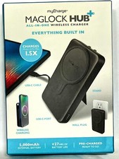 Carregador sem fio myCharge MAGLOCK HUB All-In-One para USB-C iPhone 15, iPad, usado comprar usado  Enviando para Brazil