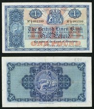 1949 Nota de uma libra esterlina The British Linen Bank Pick 157c Muito bom estado+ comprar usado 1949 Nota de uma libra esterlina The British Linen Bank Pick 157c Muito bom estado+ comprar usado  Enviando para Brazil