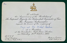 Antique reception invitation for sale  LONDON