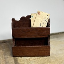 Prateleira de parede de madeira artesanal miniatura para casa de bonecas vintage 1:12 comprar usado  Enviando para Brazil
