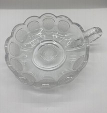 Vintage Elegante Fostoria Vidro Transparente MOEDA Fralda Doces Tigela comprar usado  Enviando para Brazil