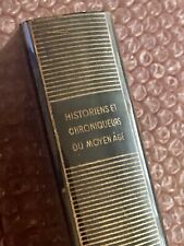 Pleiade historiens chroniqueur d'occasion  Paris XV