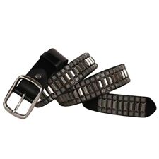 Usado, Men's Real Leather Belt Heavy Metal feito à mão Rivet Studded cinturão Cinto Punk comprar usado  Enviando para Brazil