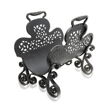 black iron holder wrought log for sale  Coeur D Alene