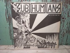Subhumans religious wars for sale  CAMBORNE