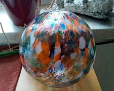 Glaskugel mundgeblasen weiß gebraucht kaufen  Troisdorf
