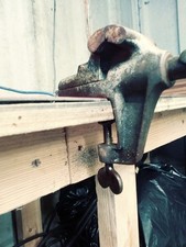 Old bench vice. for sale  WARRINGTON