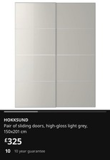 Ikea pax sliding for sale  NEWNHAM