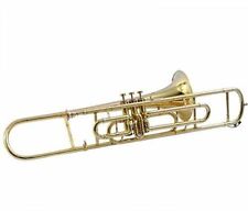 VENDA DE FIM DE SEMANA ACABAMENTO EM LATÃO Bb VÁLVULA TROMBONE ESTOJO RÍGIDO SEM + M/P, usado comprar usado  Enviando para Brazil