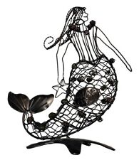 Metal mermaid wine for sale  Edgerton