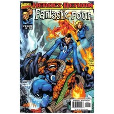 Fantastic Four #2 Capa 2 - 1998 série Marvel quadrinhos quase perfeito+ [f}, usado comprar usado Fantastic Four #2 Capa 2 - 1998 série Marvel quadrinhos quase perfeito+ [f}, usado comprar usado  Enviando para Brazil