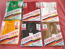 Mens string vests for sale  BOSTON