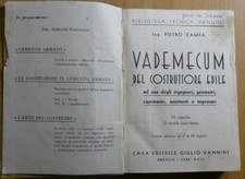 LIBRO : VADEMECUM DEL COSTRUTTORE EDILE - ING. PIETRO ZAMPA na sprzedaż LIBRO : VADEMECUM DEL COSTRUTTORE EDILE - ING. PIETRO ZAMPA na sprzedaż  Wysyłka do Poland