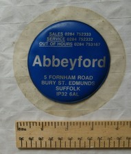 Vintage abbeyford bury for sale  STOKE-ON-TRENT