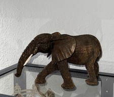 Vintage elefant holz gebraucht kaufen  Deutschland