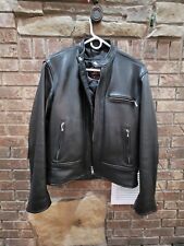 Jaqueta de couro Hillside Cafe Racer masculina 40 pesada feita nos EUA estado incrível!! comprar usado  Enviando para Brazil