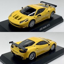 Kyosho Ferrari 458 Italy GT2 amarelo mini carro sem caixa usado em escala 1/64 comprar usado  Enviando para Brazil