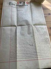 Victorian vellum indenture for sale  BRISTOL
