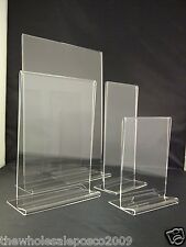 Suportes de menu e impressão de placa acrílico perspex suportes de plástico A3 A4 A5 A6 DL , usado comprar usado  Enviando para Brazil