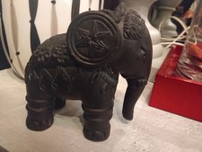 Black ceramic elephant for sale  LIVERPOOL