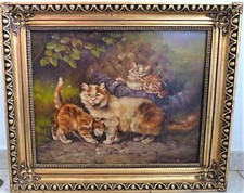 ölgemälde tiere katzen gebraucht kaufen  Alsbach, Deesen, Nauort