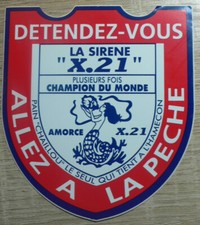 Peche autocollant sirene d'occasion  Bourg-Saint-Maurice