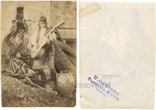 Itália Sicília meninos com guitarra foto de álbum étnico antigo por Wilhelm von Gloeden, usado comprar usado  Enviando para Brazil