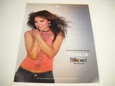 Usado, THALIA Parabenizamos nosso amigo e cliente... 2005 Cartaz Promocional Anúncio comprar usado  Enviando para Brazil