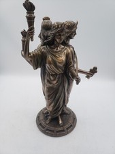Estátua 11 3/4 Hécate mitologia grega deusa da magia e bruxaria acabamento em bronze comprar usado  Enviando para Brazil
