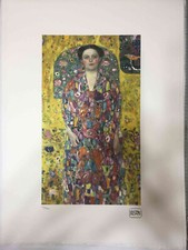 Litografia Gustav Klimt off set cm 50x70 assinatura em folha com certificado comprar usado  Enviando para Brazil