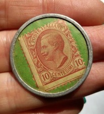 Gettone francobollo gomme usato  Roma