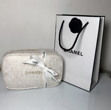 Usado, Bolsa de higiene Chanel Beaute bolsa de embreagem cosmética branca comprar usado Usado, Bolsa de higiene Chanel Beaute bolsa de embreagem cosmética branca comprar usado  Enviando para Brazil