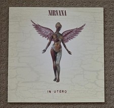 Nirvana In Utero vinyl record album 1993 Geffen Records GEF 24536 1st Pressing , usado comprar usado  Enviando para Brazil