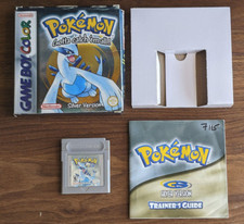 Jogo Pokemon SILVER Nintendo Gameboy colorido, na caixa, GENUÍNO e TESTADO. SALVA. comprar usado  Enviando para Brazil