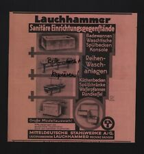 Lauchhammer werbung 1931 gebraucht kaufen  Leipzig
