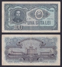 Banconota romania 100 usato  Chieri