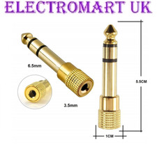 6.35mm jack plug for sale  ALFRETON