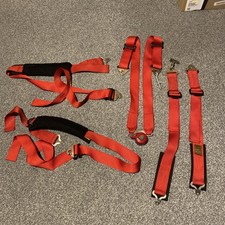 Red racing harness for sale  LUTON