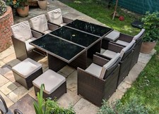 Outsunny seater rattan for sale  MARLBOROUGH