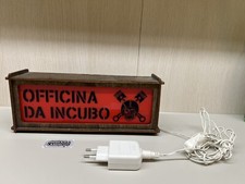 Insegna luminosa officine usato  Solza