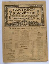 Panthéon pianistes henry d'occasion  Merville
