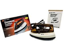 Cabo dobrável vintage 1988 Black & Decker Stowaway Travel ferro a vapor e seco F46A comprar usado  Enviando para Brazil