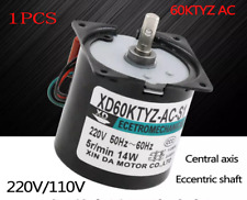 Motor de engrenagem síncrona 60KTYZ 14W AC110V 220V 2.5rpm~110rpm CW/CCW grande torque comprar usado  Enviando para Brazil