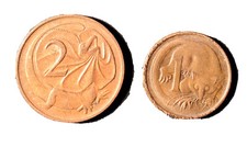 Moedas de 1 e 2 centavos colecionador decimal australiano pacote inicial 25 x moedas comprar usado  Enviando para Brazil