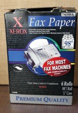 3 rolos de papel de fax térmico Xerox - Rolo de 98' com núcleo de 1/2" - comprar usado 3 rolos de papel de fax térmico Xerox - Rolo de 98' com núcleo de 1/2" - comprar usado  Enviando para Brazil