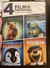 Scooby Doo: The Movie/TMNT/Happy Feet/Yogi Bear (DVD, 2003) (SEALED) comprar usado  Enviando para Brazil
