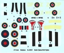 Hawker typhoon decals usato  Porcari