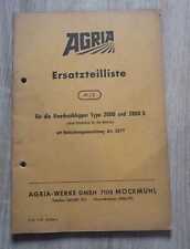 Agria einachsschlepper 2800 gebraucht kaufen  Recke