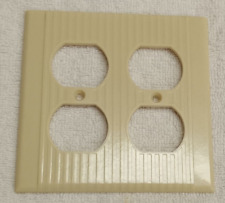 PRATO DE COBERTURA VINTAGE MARFIM DUPLO DUPLEX BAQUELITE, PADRÃO COM NERVURAS, NOVO ESTOQUE ANTIGO, usado comprar usado  Enviando para Brazil